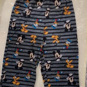 Disney Kids Pajama Bottoms - Gray with Character Print